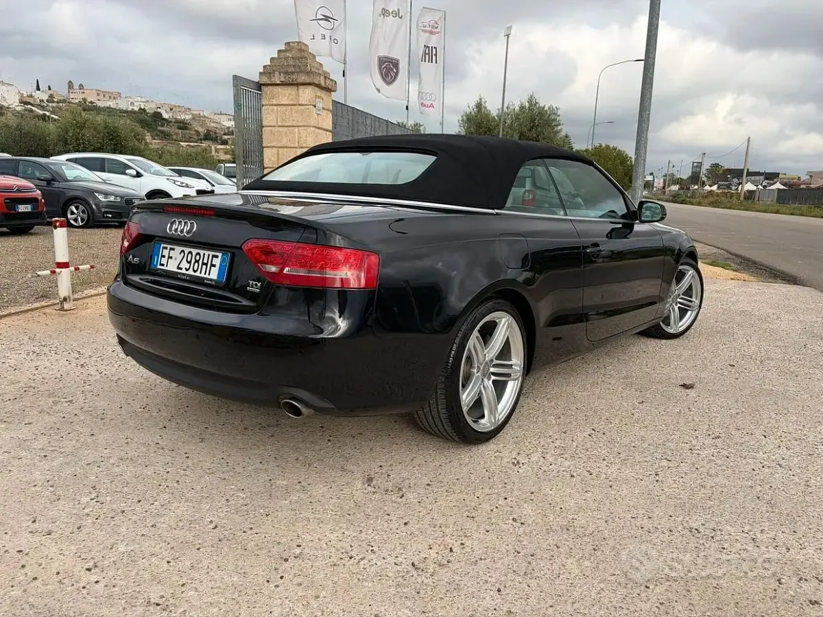 Usata Audi A5 Cabriolet 239 CV (175 kW) 2010 Nero Cabrio