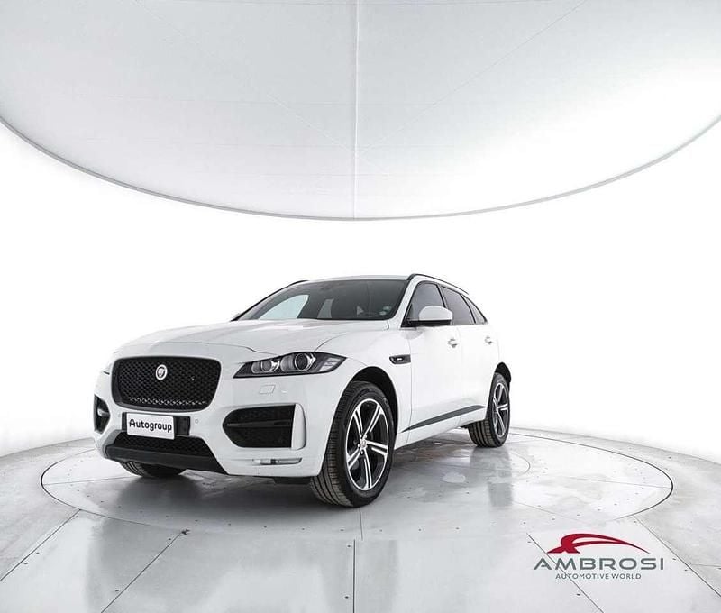Bianco Usata 2019 Jaguar F-Pace R-Sport SUV | 19.701 € (Buon prezzo) - Immagine 1/4