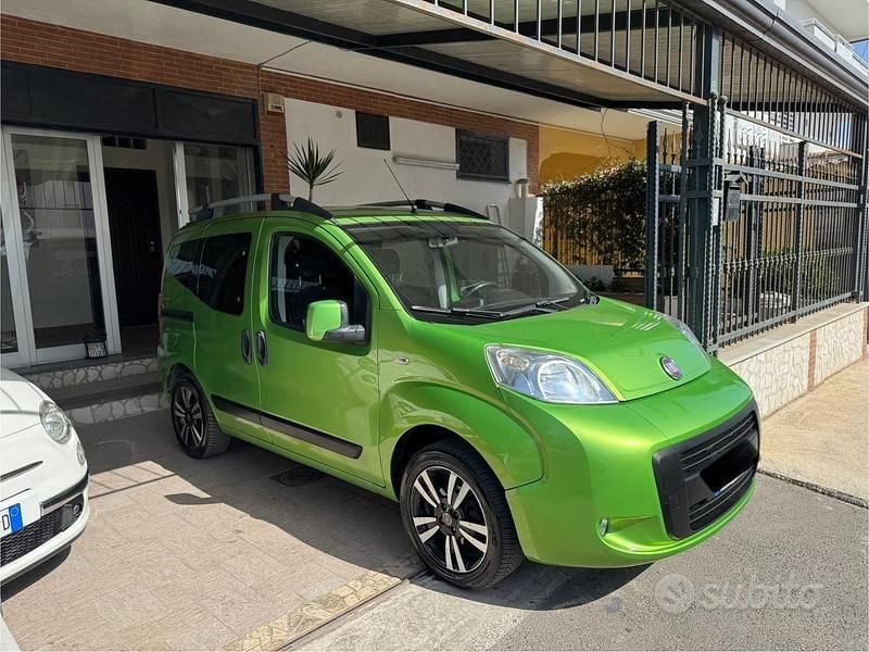 Usata Fiat Qubo Dynamic 77 CV (56 kW) 2014 Verde Monovolume