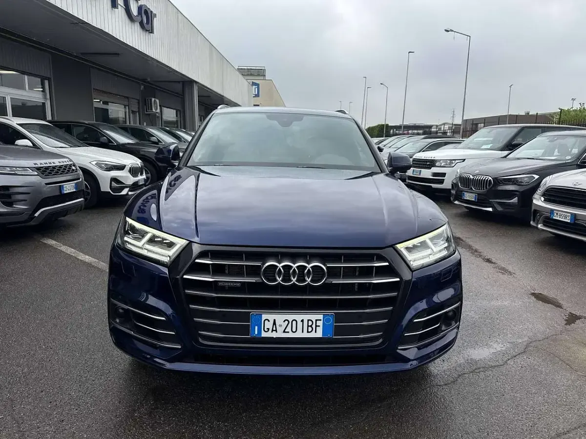 Usata Audi Q5 S-line plus 252 CV (185 kW) 2020 Blu/azzurro SUV