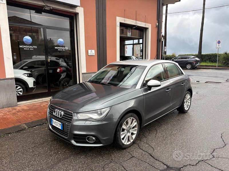 Usata Audi A1 105 CV (77 kW) 2012 Grigio Utilitaria
