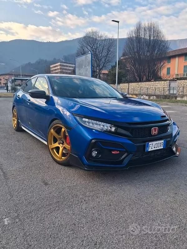 Usata Honda Civic Sport Plus 240 CV (176 kW) 2020 Blu Berlina