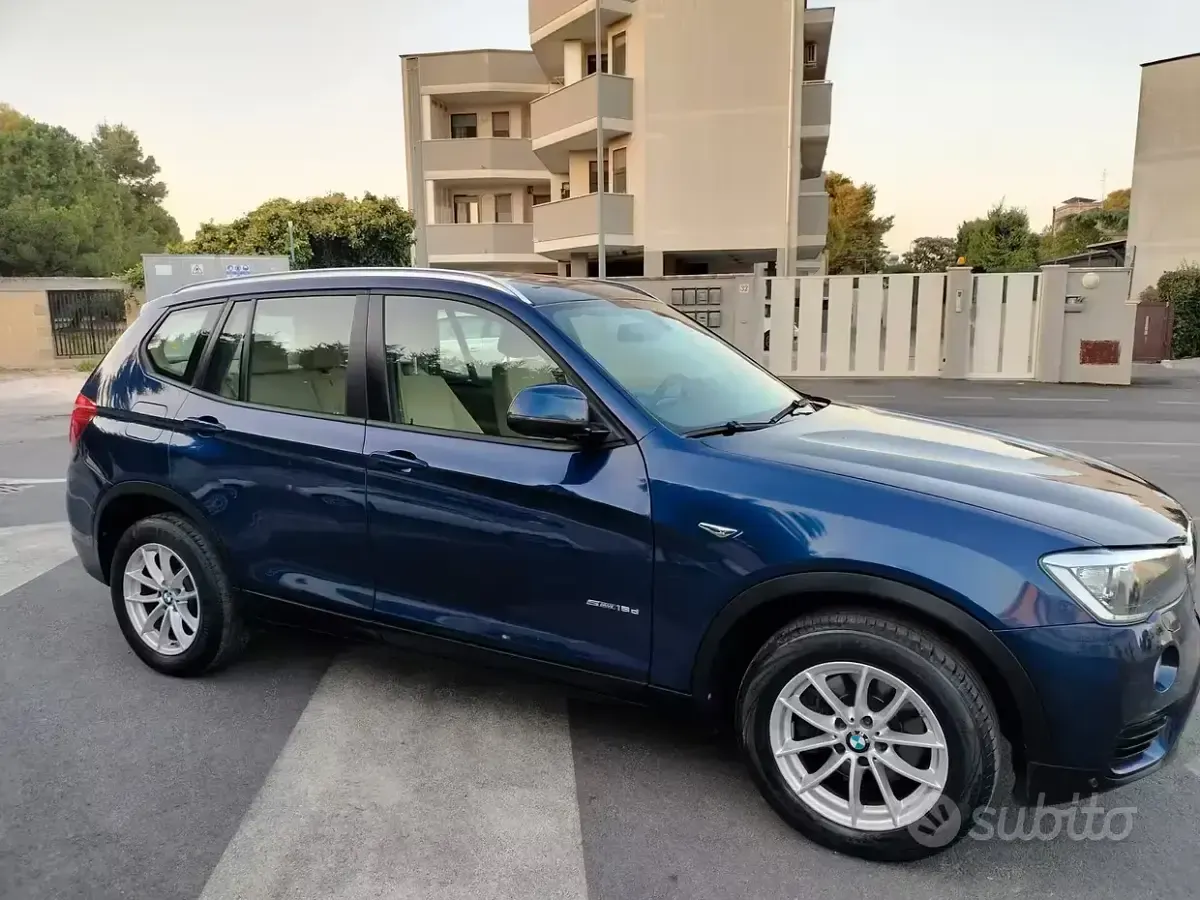 Usata BMW X3 xLine 150 CV (110 kW) 2014 Blu SUV