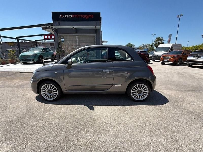 Usata Fiat 500 69 CV (50 kW) 2018 Gray Cabrio