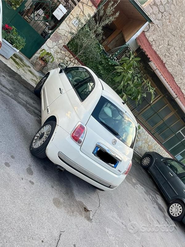 Usata Fiat 500 75 CV (55 kW) 2014 Bianco Berlina