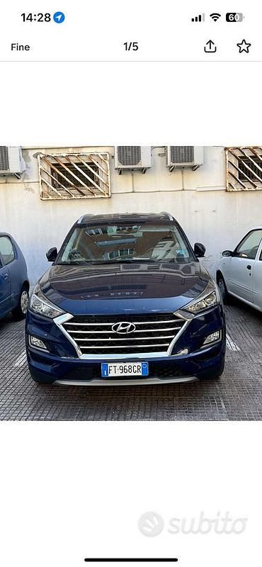 Usata Hyundai Tucson 136 CV (100 kW) 2019 Blu SUV