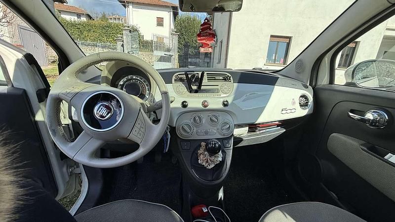 Usata Fiat 500 Lounge 69 CV (50 kW) 2009 Bianco Cabrio