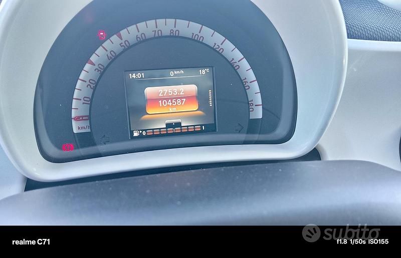 Usata Smart ForFour Passion 2015 Nero Utilitaria