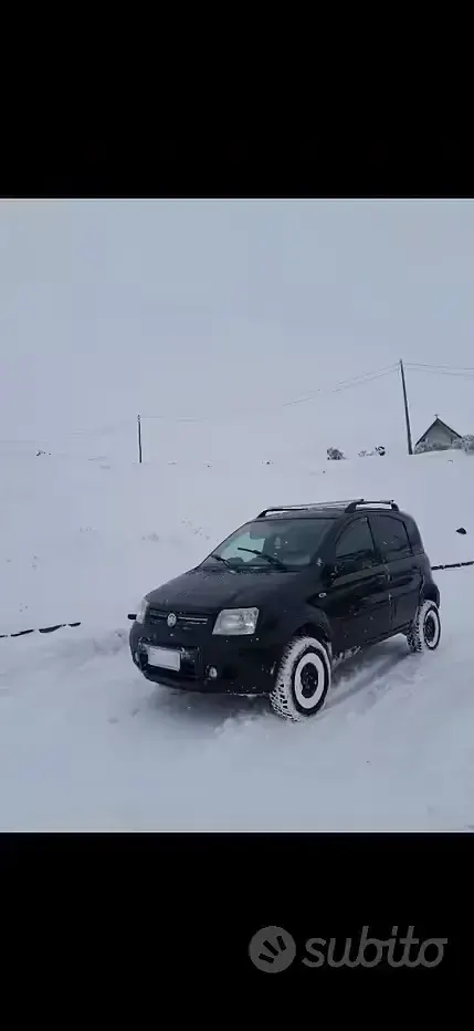 Usata Fiat Panda 4x4 69 CV (50 kW) 2008 Nero Utilitaria