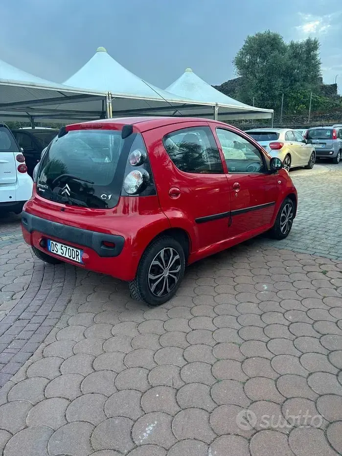 Usata Citroën C1 54 CV (39 kW) 2008 Rosso Utilitaria