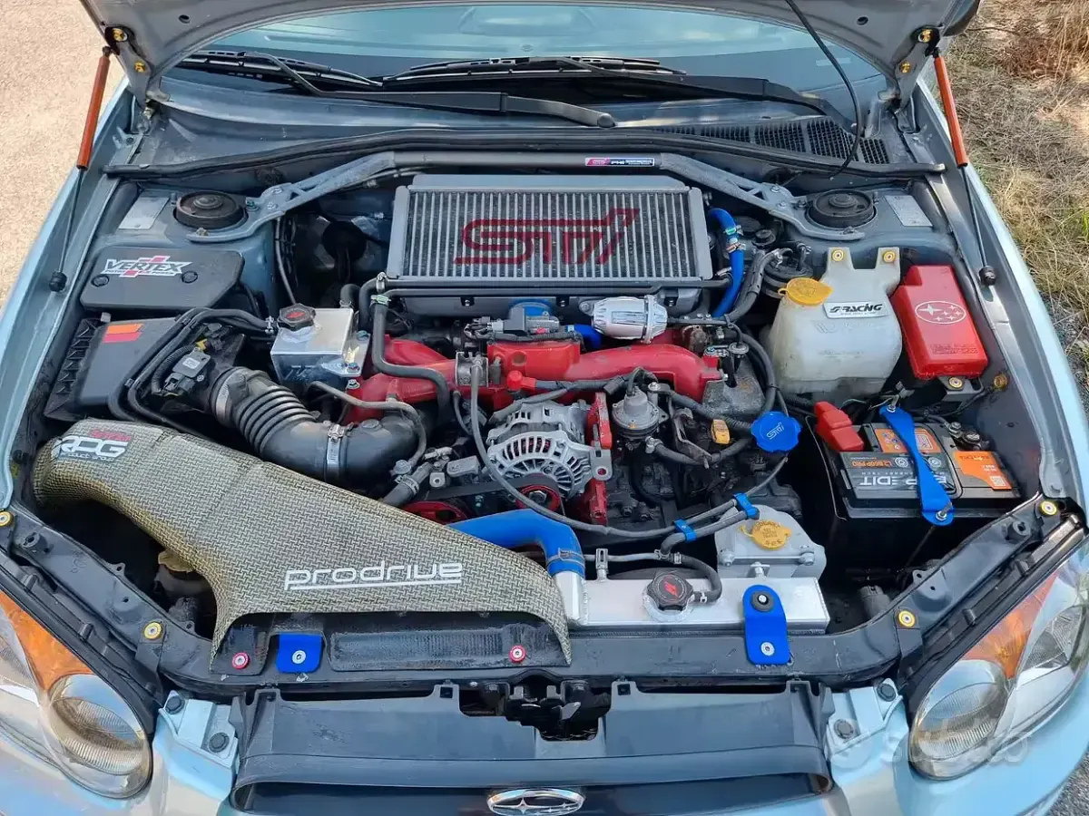 Usata Subaru Impreza 224 CV (164 kW) 2005 Bluazzurro Berlina