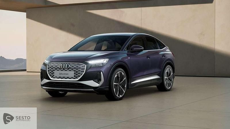 Nuova Audi Q4 e-tron S-Line 210 kW (286 CV) 2025 Lilla SUV