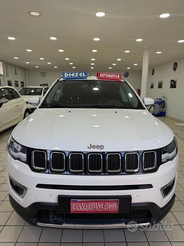 Usata Jeep Compass Limited 140 CV (102 kW) 2018 Bianco SUV