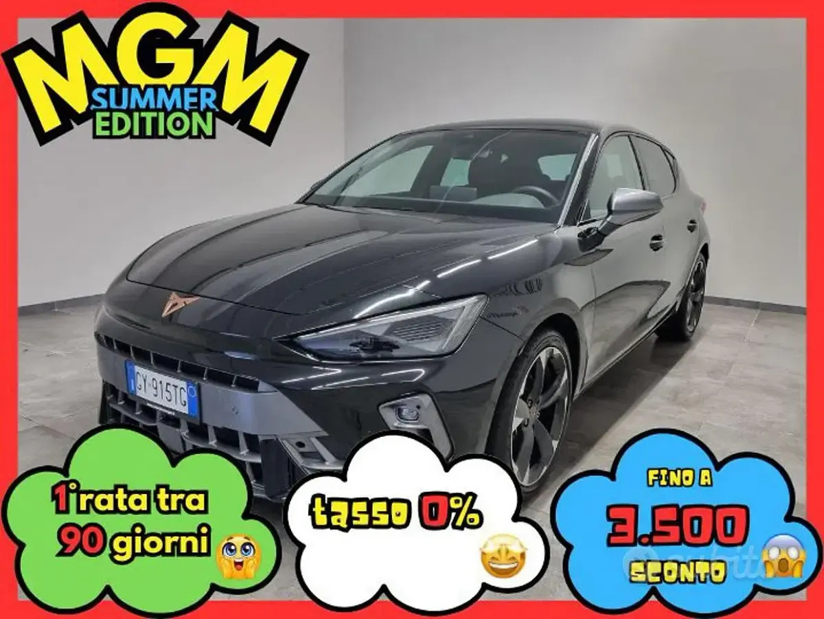 Usata Cupra Leon 150 CV (110 kW) 2025 Nero Berlina