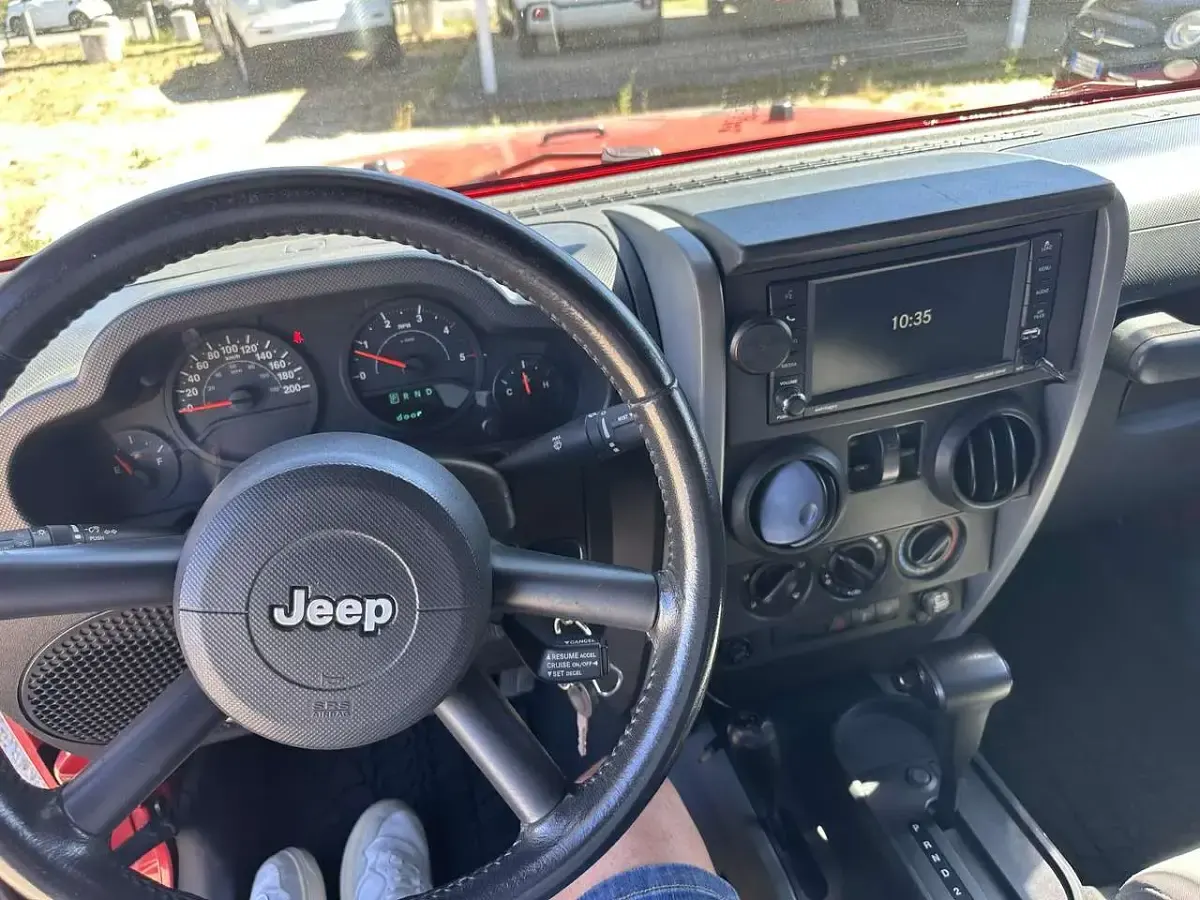 Usata Jeep Wrangler Sport 177 CV (130 kW) 2009 Rosso SUV