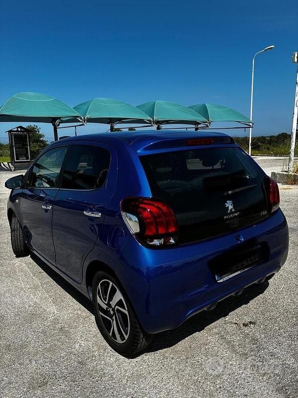 Usata Peugeot 108 Allure 82 CV (60 kW) 2020 Blu Utilitaria