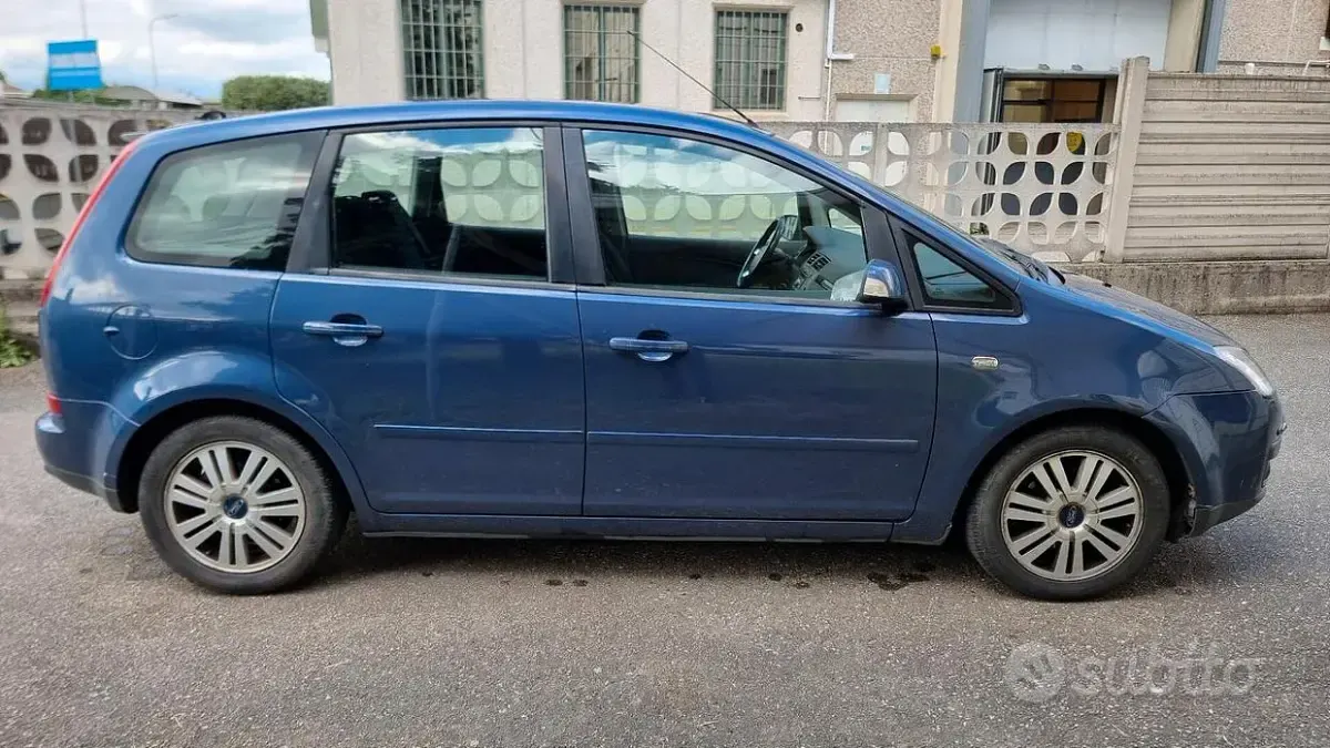 Usata Ford C-MAX Titanium 90 CV (66 kW) 2006 Blu Monovolume