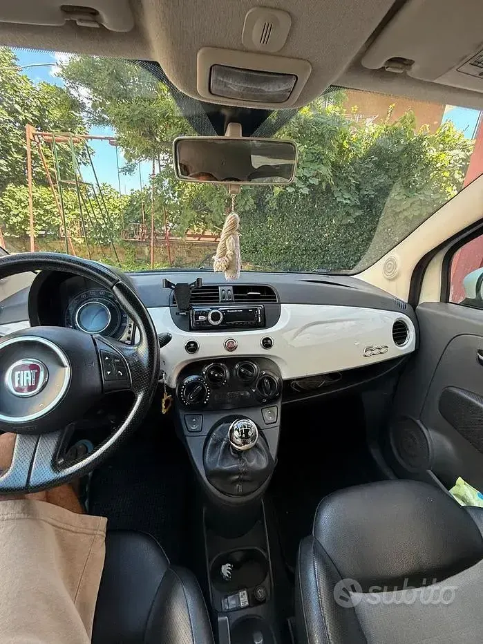 Usata Fiat 500 Sport 75 CV (55 kW) 2008 Bianco Berlina
