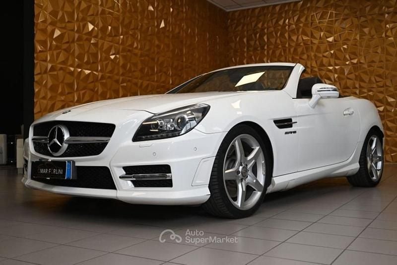 Usata Mercedes SLK55 AMG Premium 204 CV (150 kW) 2014 Bianco Cabrio