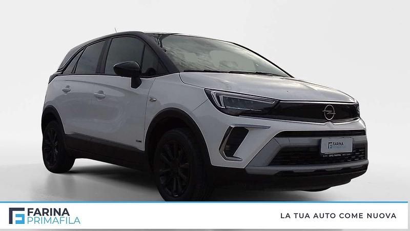 Usata Opel Crossland X Design & Tech 110 CV (80 kW) 2022 Bianco / telo nero SUV