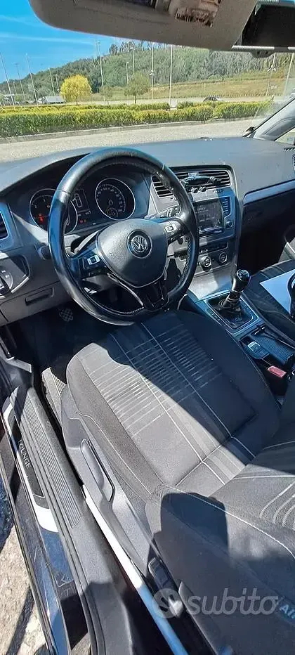 Usata VW Golf VII 110 CV (80 kW) 2016 Nero Berlina