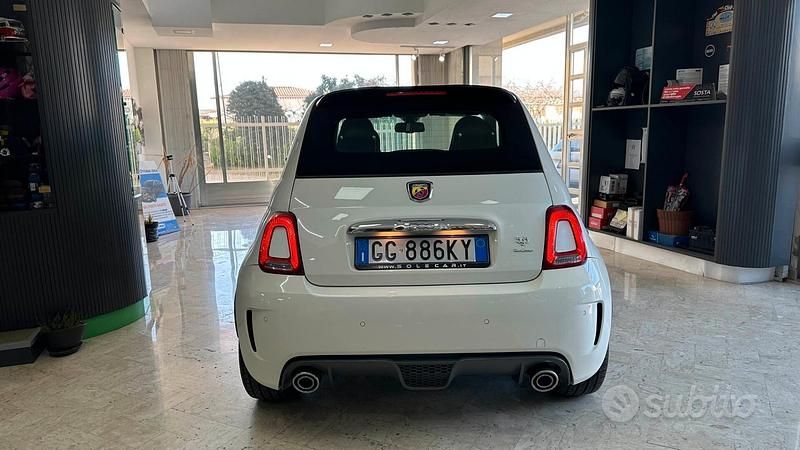 Usata Abarth 595C Turismo 160 CV (117 kW) 2014 Bianco Cabrio