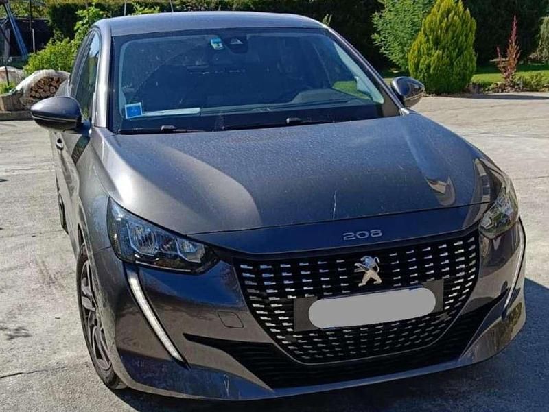 Usata Peugeot 208 Allure 101 CV (74 kW) 2021 Grigio Utilitaria