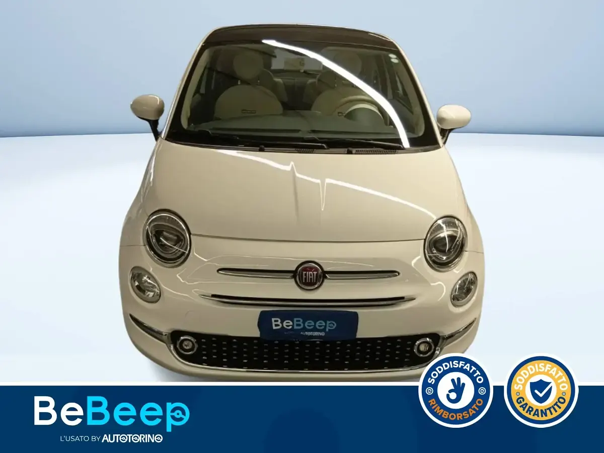Usata Fiat 500 Lounge 86 CV (63 kW) 2017 Bianco pastello Berlina