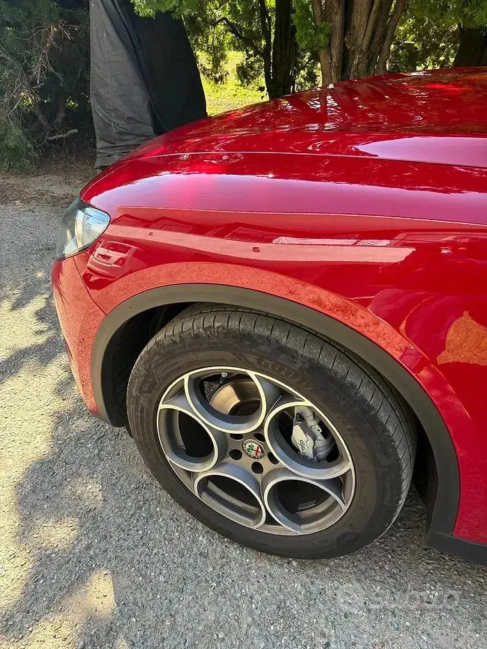 Usata Alfa Romeo Stelvio Business 160 CV (117 kW) 2020 Rosso SUV
