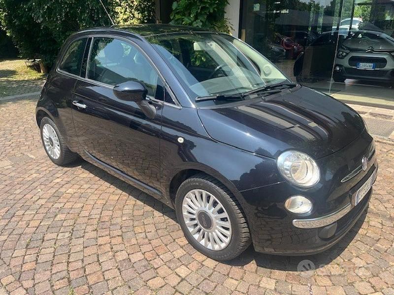 Usata Fiat 500 Lounge 69 CV (50 kW) 2010 Nero Utilitaria