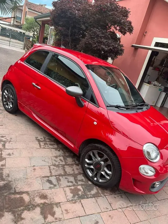 Usata Fiat 500S S 2018 Rosso Utilitaria