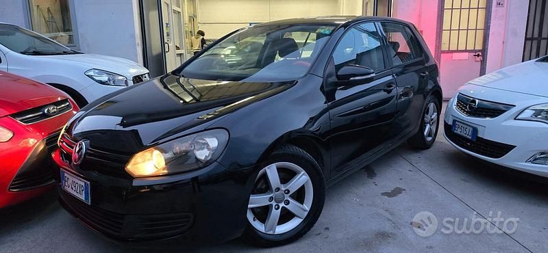 Usata VW Golf VI 80 CV (58 kW) 2011 Nero Utilitaria