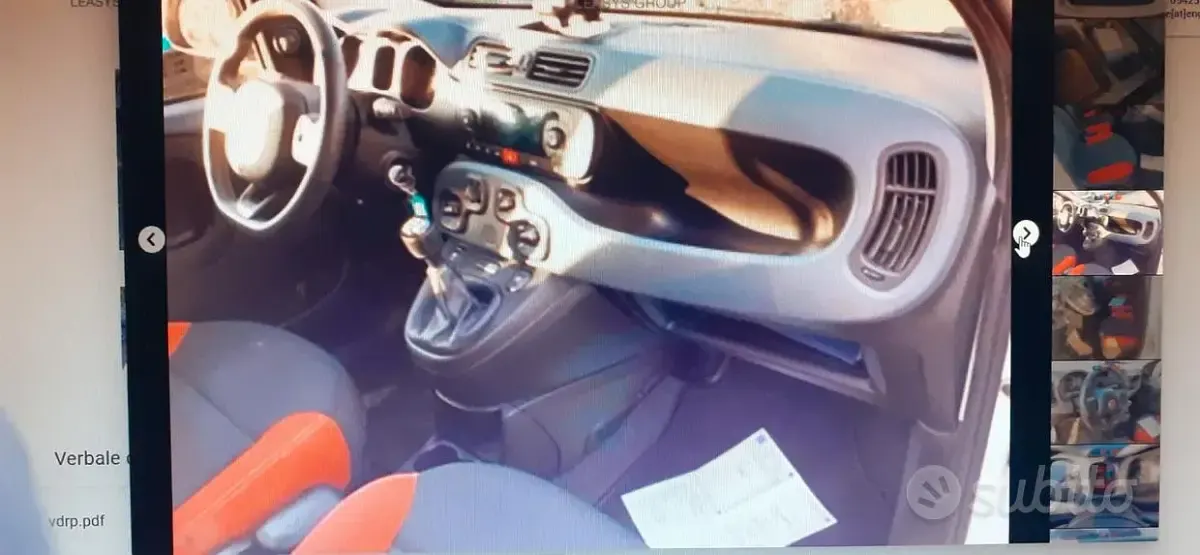 Usata Fiat Panda Easy 95 CV (69 kW) 2018 Bianco Utilitaria