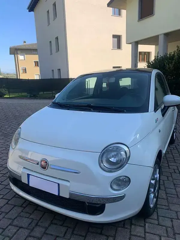 Usata Fiat 500 Sport 75 CV (55 kW) 2008 Bianco Utilitaria