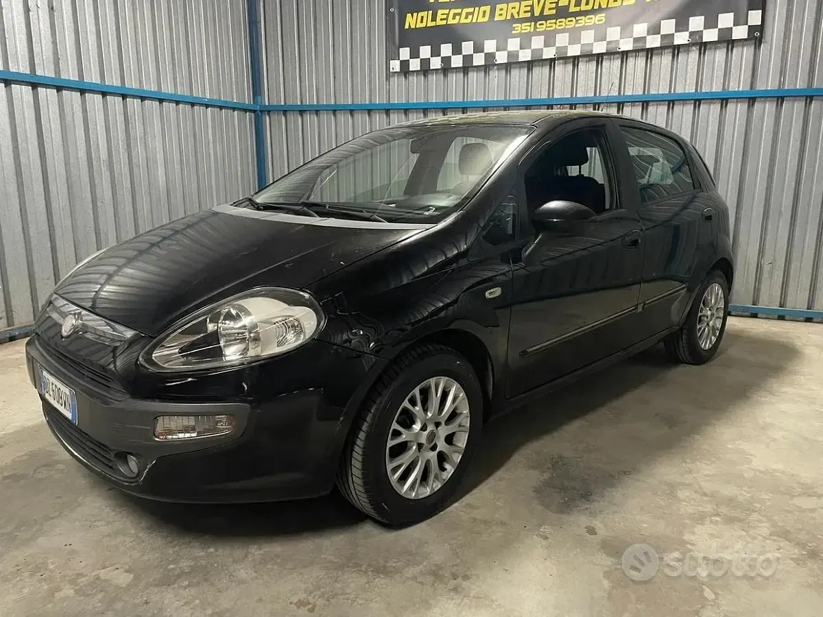 Usata Fiat Punto Evo 65 CV (47 kW) 2009 Nero Utilitaria