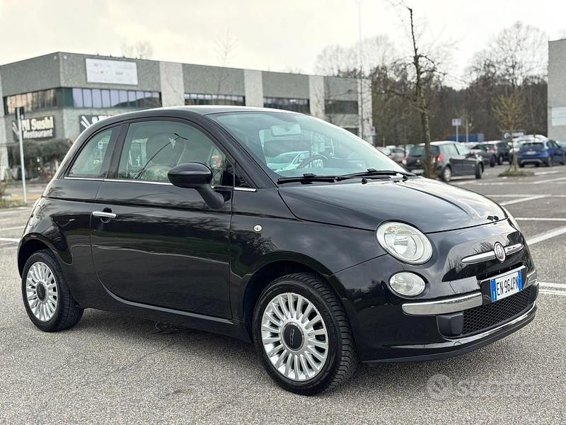 Usata Fiat 500 Lounge 69 CV (50 kW) 2012 Nero Berlina
