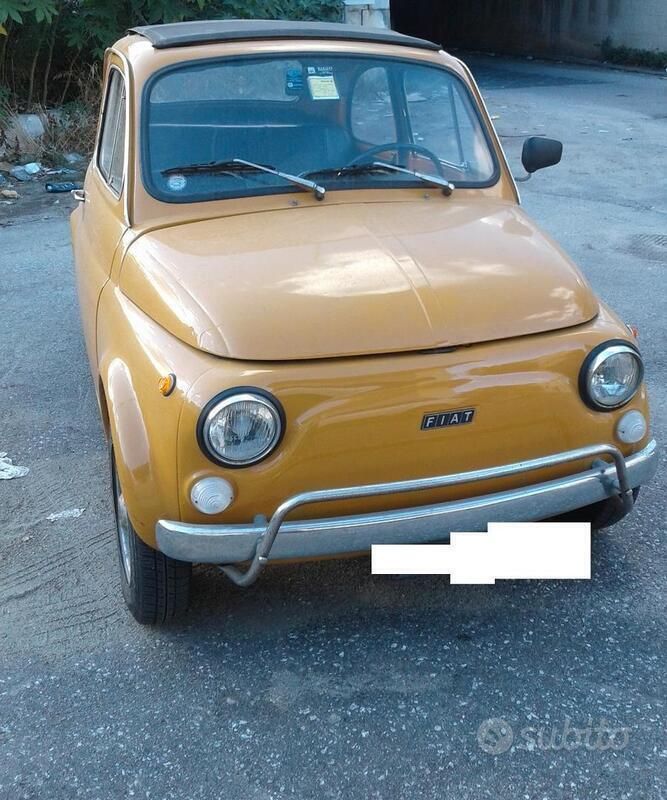 Usata Fiat Cinquecento 1970 Giallo Utilitaria