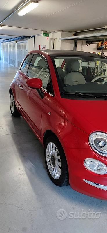 Usata Fiat 500 Lounge 69 CV (50 kW) 2016 Rosso Berlina