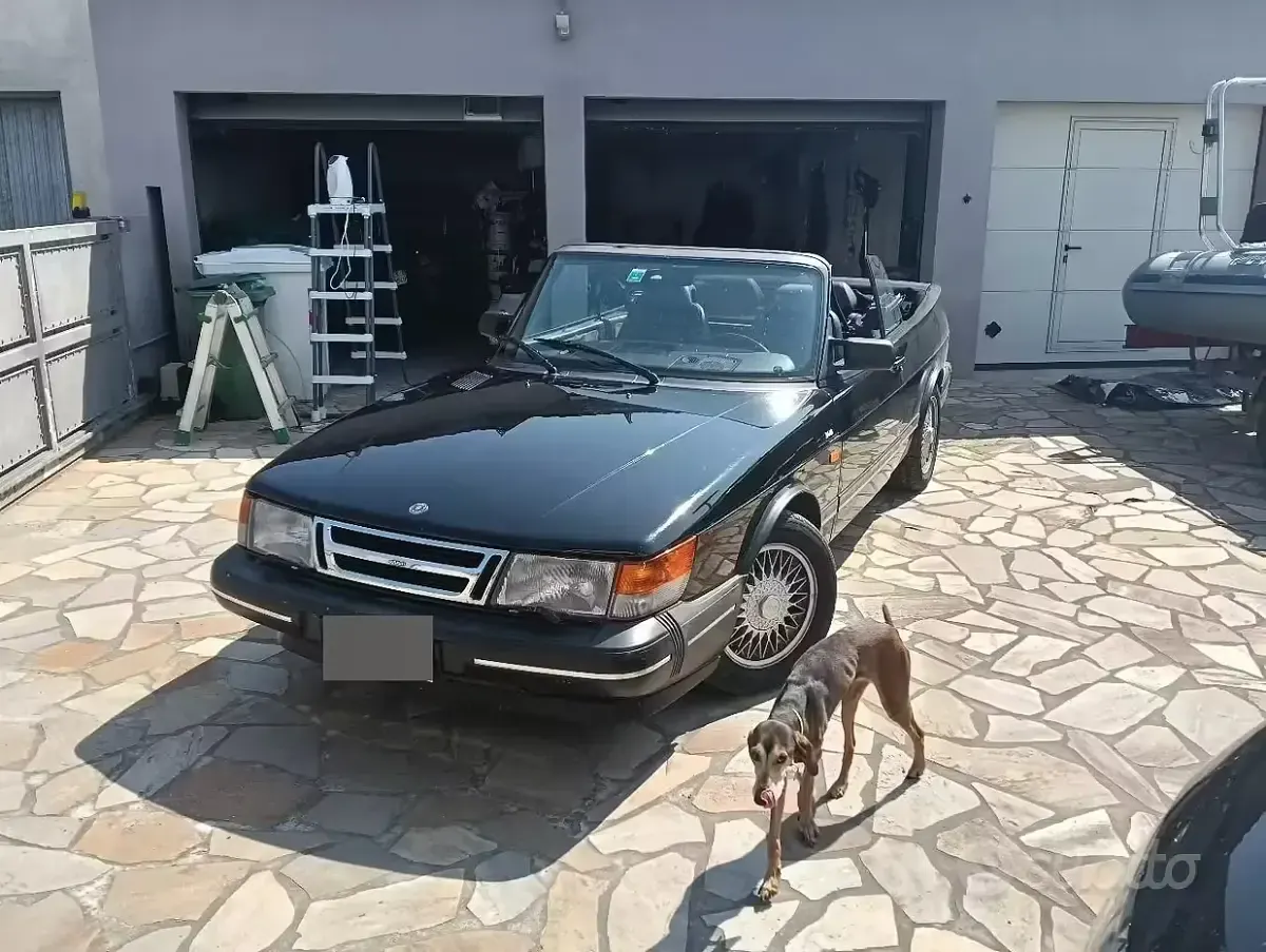 Usata Saab 900 Cabriolet 141 CV (103 kW) 1991 Nero Cabrio