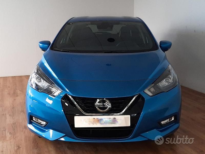 Usata Nissan Micra Tekna 125 CV (91 kW) 2022 Blu Utilitaria