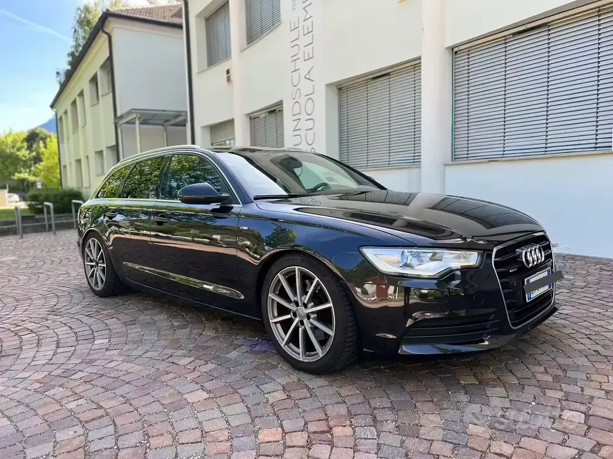 Usata Audi A6 S-Line 245 CV (180 kW) 2012 Nero Station wagon