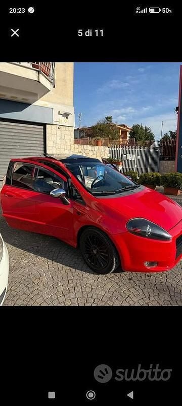 Usata Fiat Grande Punto 130 CV (95 kW) 2008 Rosso Utilitaria