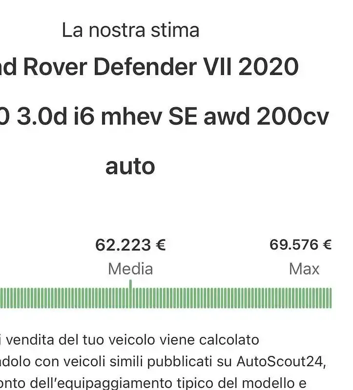 Usata Land Rover Defender SE 200 CV (147 kW) 2023 SUV