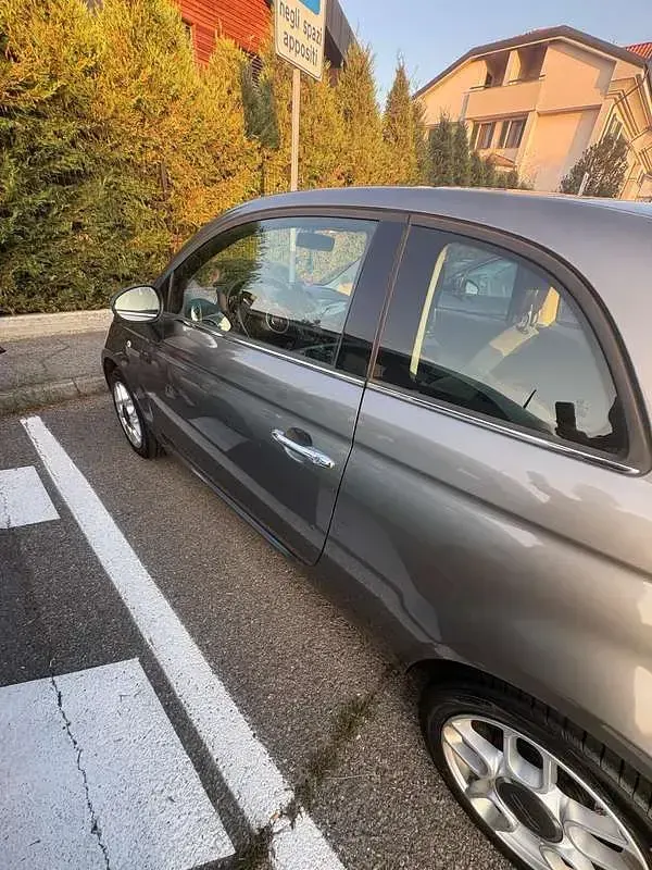 Usata Fiat 500 Lounge 69 CV (50 kW) 2011 Grigio Utilitaria