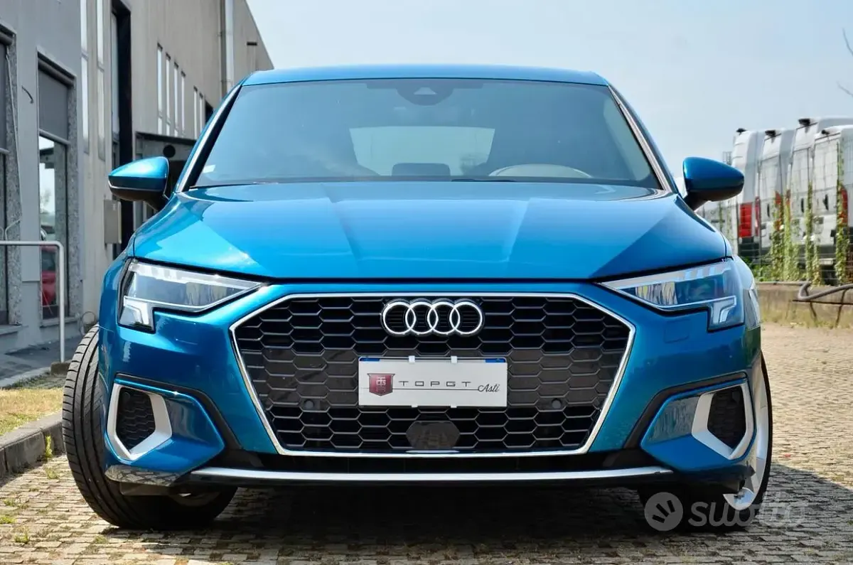 Usata Audi A3 Advanced Plus 150 CV (110 kW) 2022 Bluazzurro Berlina