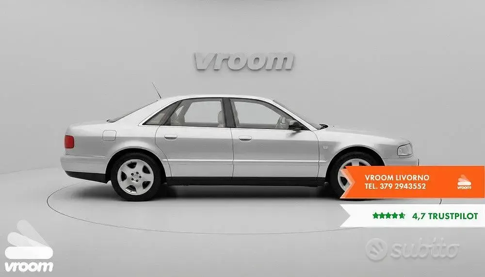 Usata Audi A8 225 CV (165 kW) 2001 Grigio Berlina