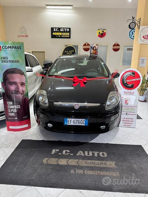 Usata Fiat Punto Evo S 75 CV (55 kW) 2011 Nero Utilitaria
