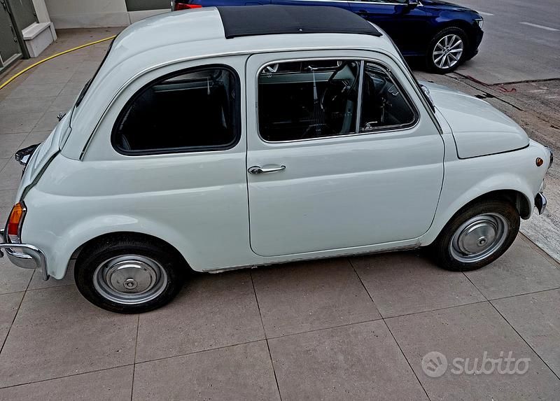 Usata Fiat 500 1970 Bianco Berlina