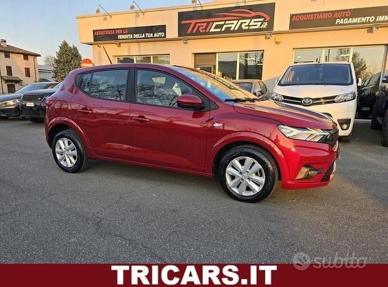 Usata Dacia Sandero 65 CV (47 kW) 2022 Rosso Berlina