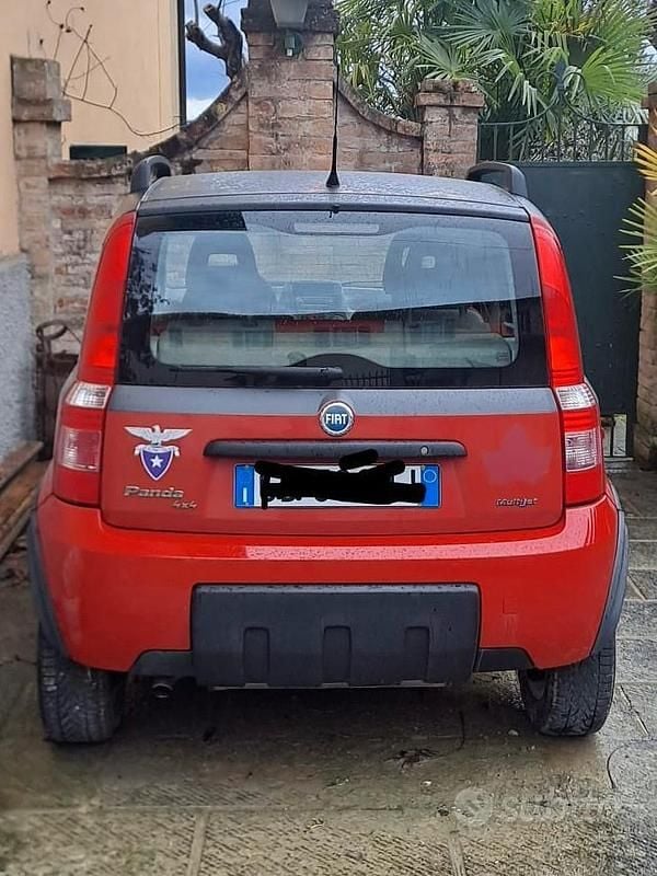 Usata Fiat Panda 2006 Rosso Utilitaria
